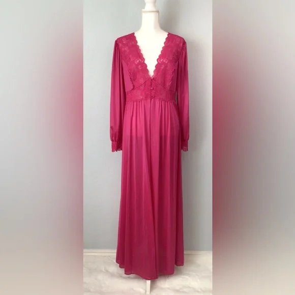 Vtg Shadowline Nylon Robe